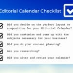 Editorial Calendar Checklist